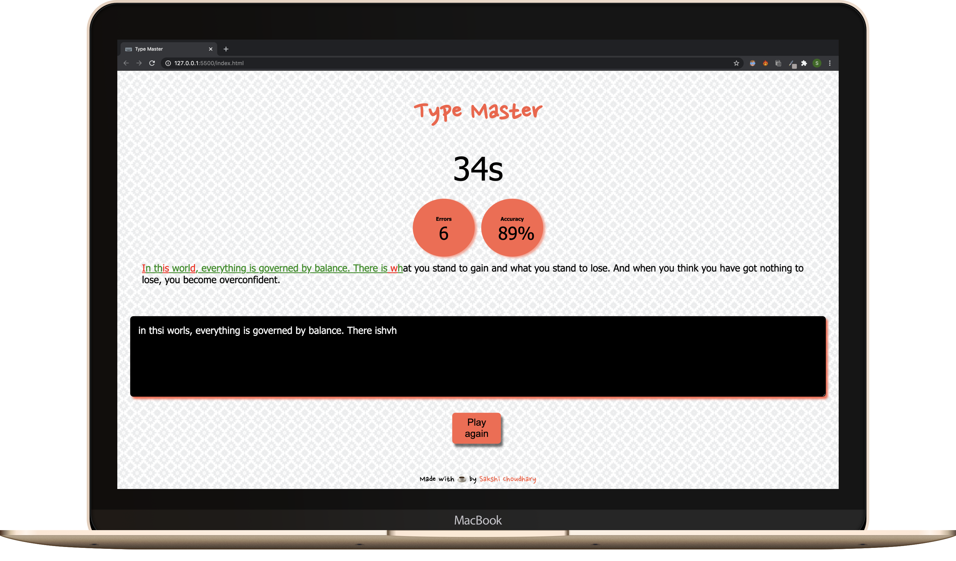Type Master